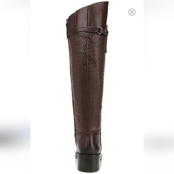 New Franco Sarto Colt Knee High riding Boot leather tall dark brown size 6.5 - Picture 5 of 10